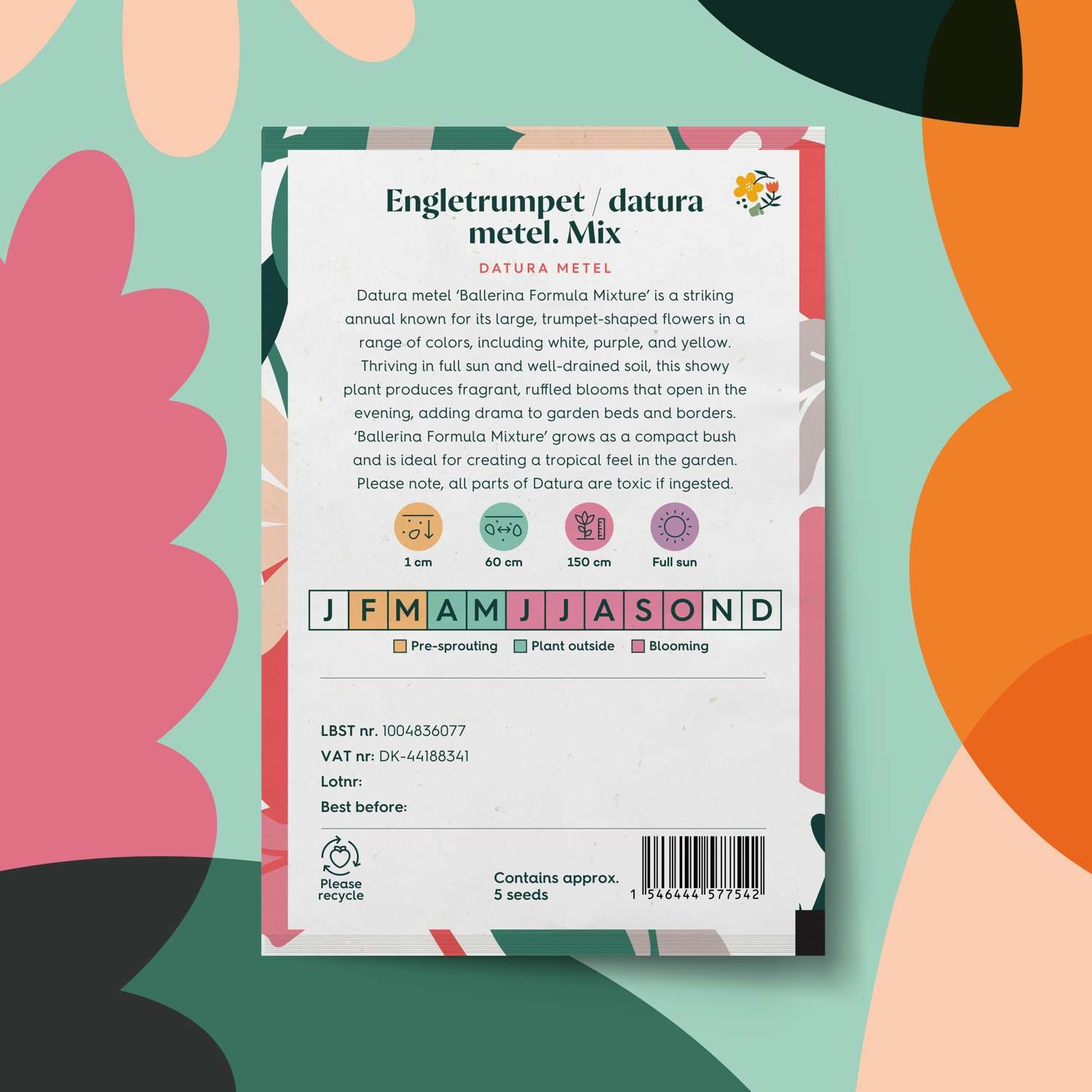 Datura metel 'Ballerina Formula Mixture' (Samen)